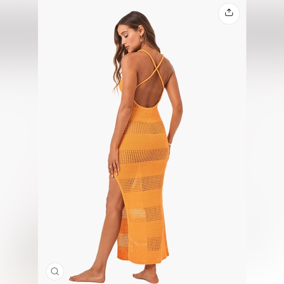 L Space Crochet Dress Cover up - Picture 2 of 5